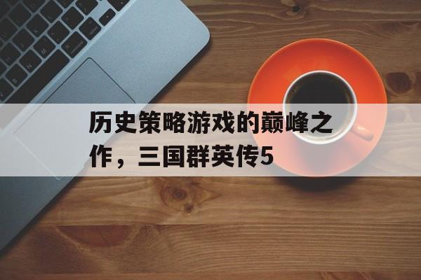历史策略游戏的巅峰之作，三国群英传5