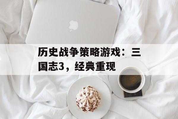 历史战争策略游戏：三国志3，经典重现