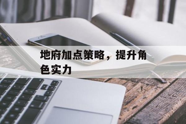 地府加点策略，提升角色实力