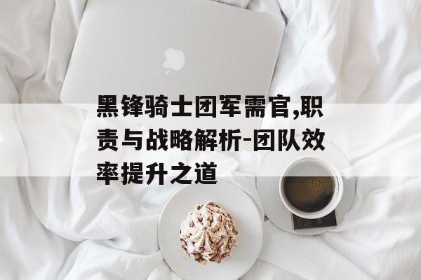 黑锋骑士团军需官,职责与战略解析-团队效率提升之道