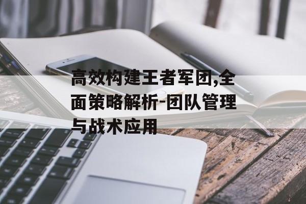 高效构建王者军团,全面策略解析-团队管理与战术应用