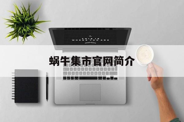 蜗牛集市官网简介