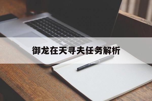 御龙在天寻夫任务解析