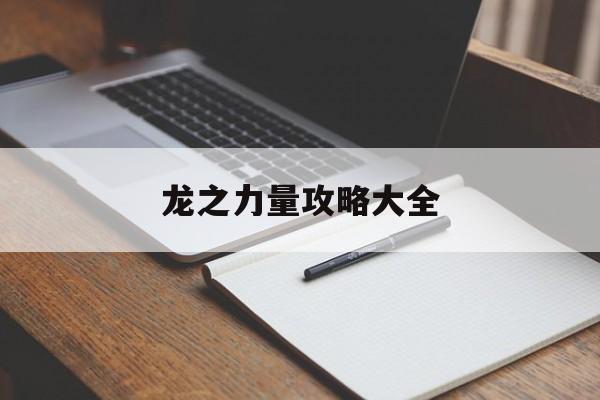龙之力量攻略大全