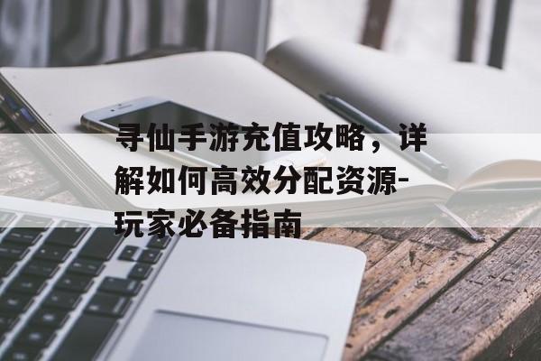 寻仙手游充值攻略，详解如何高效分配资源-玩家必备指南